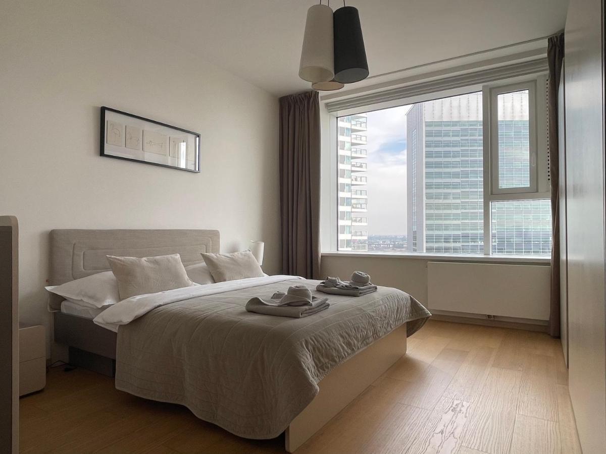 Sag Panorama Apartment 3 Rooms 19Th Floor Great View Free Parking Bratislava Buitenkant foto