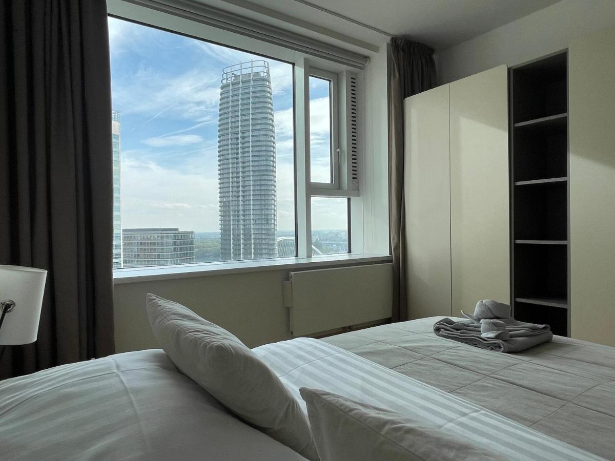 Sag Panorama Apartment 3 Rooms 19Th Floor Great View Free Parking Bratislava Buitenkant foto