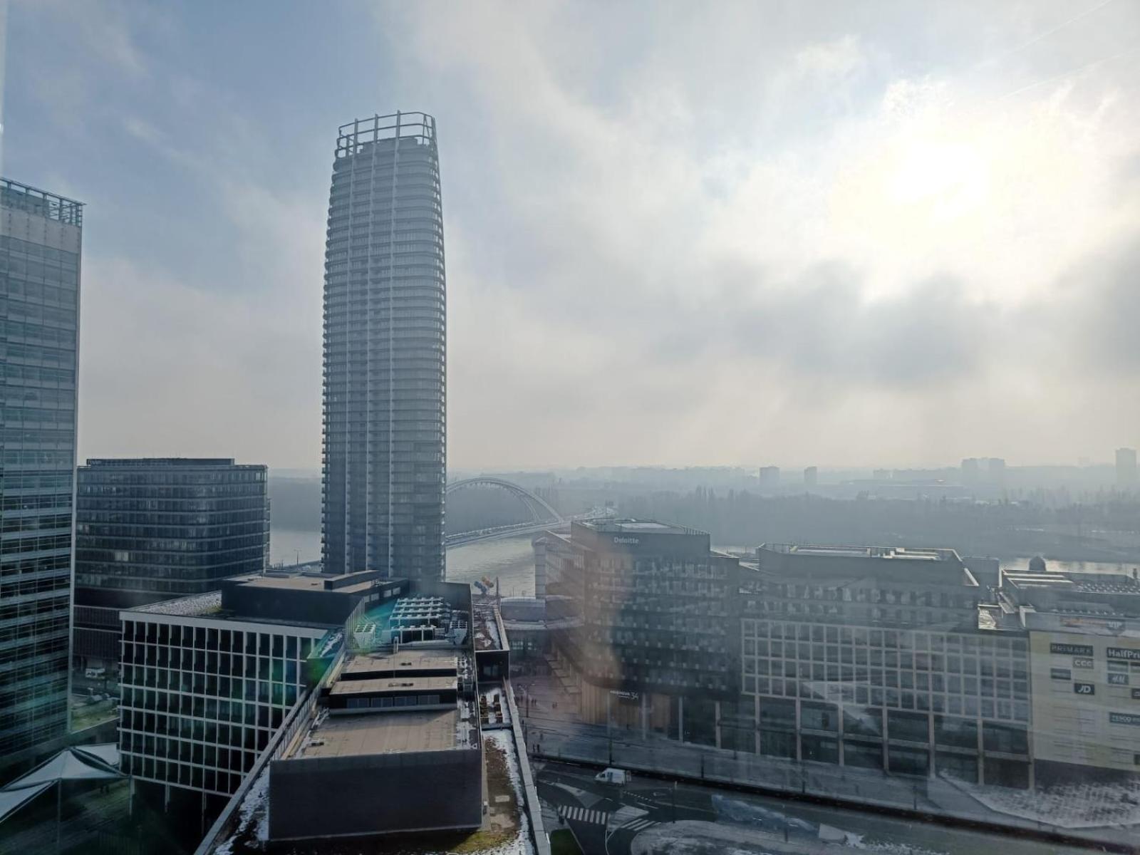 Sag Panorama Apartment 3 Rooms 19Th Floor Great View Free Parking Bratislava Buitenkant foto