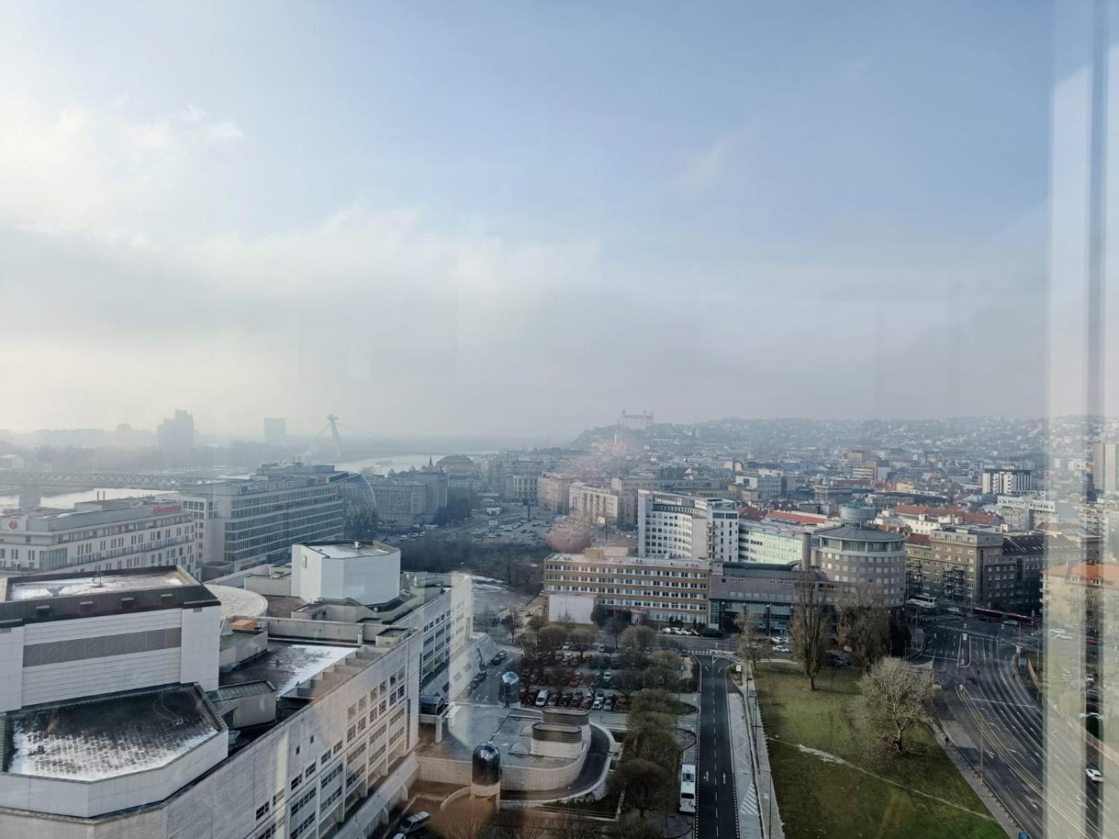 Sag Panorama Apartment 3 Rooms 19Th Floor Great View Free Parking Bratislava Buitenkant foto